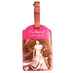 Shannon Martin Girl Designer Luxe Luggage Tag Pink Travel Im Kind of a Big Deal
